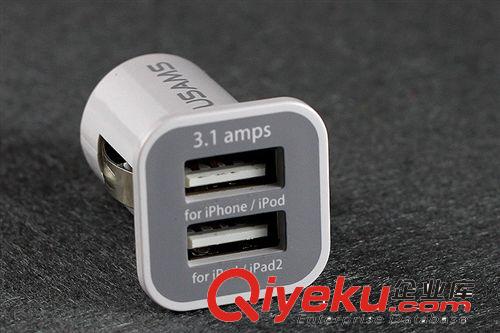 zp優勝仕充電器迷你 雙USB口車載充電器 3.1A貝爾金雙USB充電器原始圖片2
