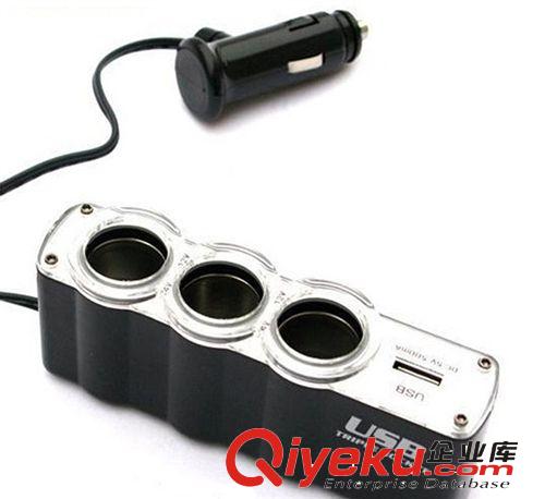 WF-0120點(diǎn)煙器 汽車點(diǎn)煙器 車載充電器一分三轉(zhuǎn)換器一拖三點(diǎn)煙器原始圖片3