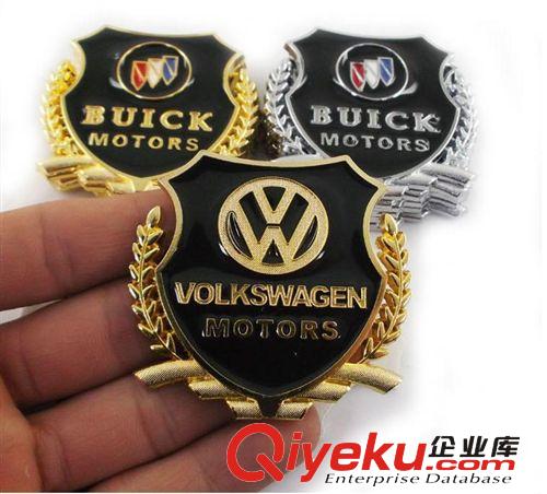 廠家直銷 汽車車標貼 側標貼 金屬車標改裝貼 金屬麥穗側標 一對原始圖片2