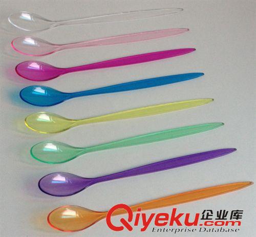 供應(yīng)優(yōu)質(zhì)塑料PS冰激凌勺 冰淇淋勺 湯匙 攪拌勺 塑料勺子原始圖片3
