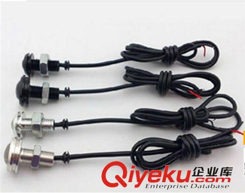 9W 超薄隱形 鷹眼燈螺絲 led倒車燈 日行燈透鏡燈 牌照燈18MM直徑原始圖片3