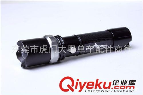 直接充電強光手電筒調焦調光變焦手電車燈自行車前燈單車配件原始圖片2