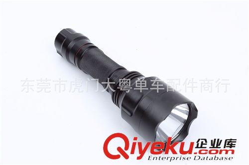 2014款C8強光手電筒LED　純白光遠射王　充電手電單車前燈配件原始圖片2