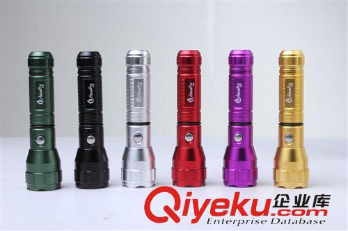 強(qiáng)光手電筒伸縮變焦調(diào)光手電LED　Q5強(qiáng)光手電