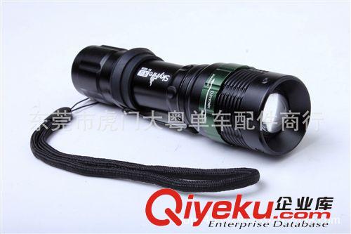 加長手電筒強光遠射王防暴保安巡邏手電夜騎單車前燈