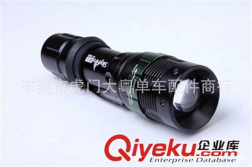 調(diào)光變焦手電調(diào)焦強光手電筒騎行前燈遠射戶外防身手電原始圖片2