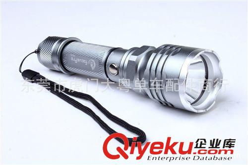 直充強光手電聚光遠射王打獵{sx}夜晚照明探路先鋒充電單車前燈