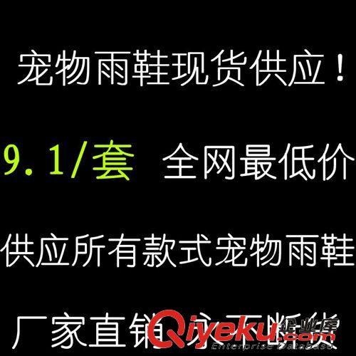 寵物雨鞋 小中大型犬泰迪寵物鞋防滑鞋子 寵物狗狗防水雨鞋子批發(fā)原始圖片2