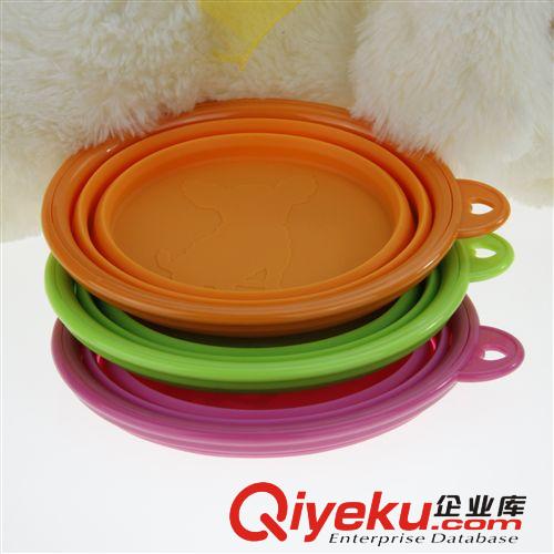 廠家直銷 狗狗碗食盆食具 折疊硅膠寵物碗 寵物用品現貨供應原始圖片3