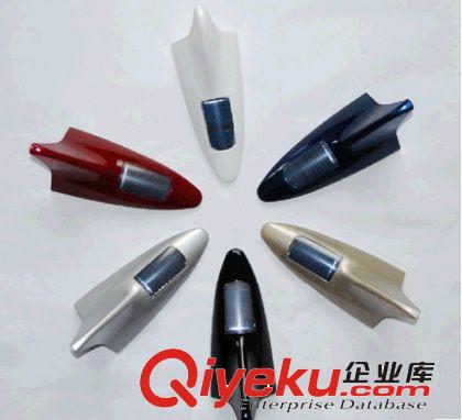 廠家直銷  汽車新款8LED防追尾太陽能天線 太陽能鯊魚鰭原始圖片3