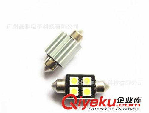 汽車雙尖解碼燈 36mm雙尖燈 4燈 canbus防報警閱讀燈 牌照燈原始圖片3