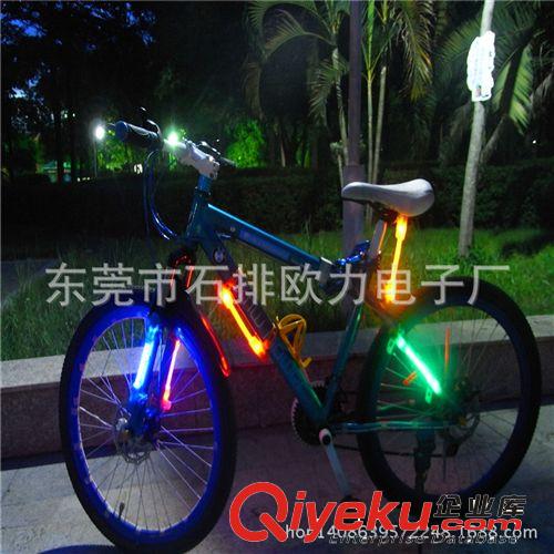 新款自行車夜行必備警示棒 隨意彎曲 自由安裝發光閃光棒原始圖片2
