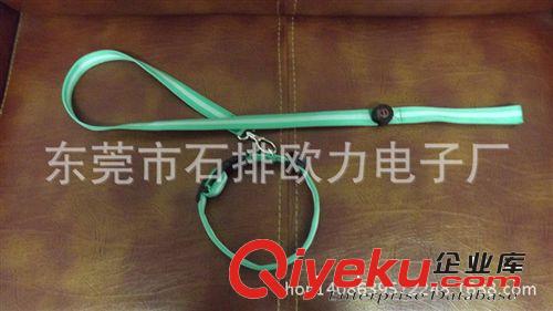 廠家直銷或定做LED發(fā)光寵物項圈 發(fā)光寵物牽引帶原始圖片3