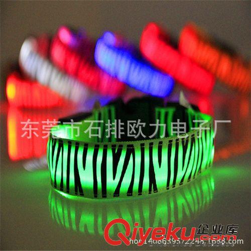 熱銷義烏廠家直銷LED發(fā)光項(xiàng)圈 豹紋圖案美光大方原始圖片2