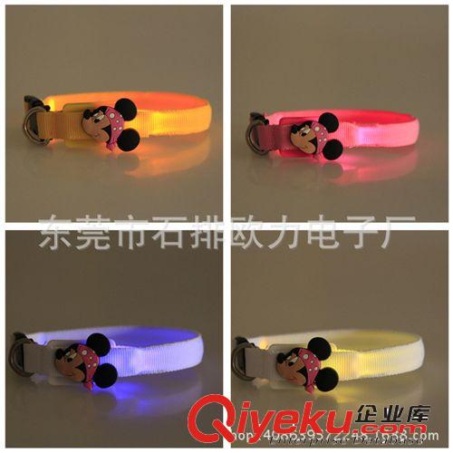米奇LEDgd小型寵物項圈 狗狗貓貓都能用的發光閃光項圈原始圖片2