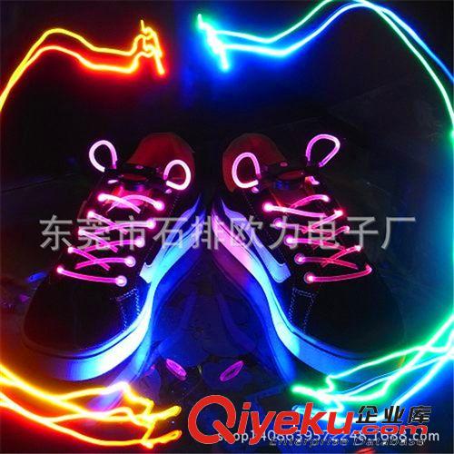 廠家生產(chǎn)LED發(fā)光閃光鞋帶 熒光鞋帶 隱形鞋帶原始圖片3