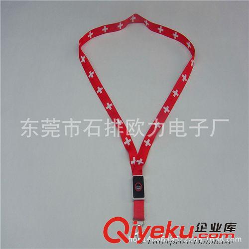 歐力品牌 廠家生產LED織帶掛帶 時尚美觀歐美款式發光閃光掛帶