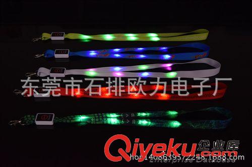 廠家生產(chǎn)LED織帶掛帶 時(shí)尚美觀歐美款式發(fā)光閃光掛帶原始圖片3
