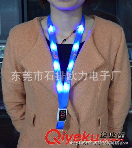 滌綸LED織帶 發光閃光掛帶 熱轉印做圖 圣誕節 狂歡節熱銷產品原始圖片2