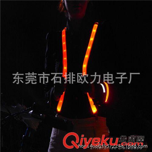 LED發(fā)光閃光背帶 西部牛仔褲發(fā)光背帶 胖子發(fā)光背帶