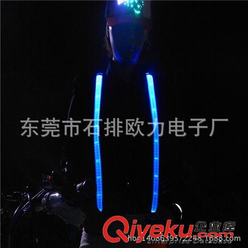 LED發(fā)光閃光背帶 西部牛仔褲發(fā)光背帶 胖子發(fā)光背帶