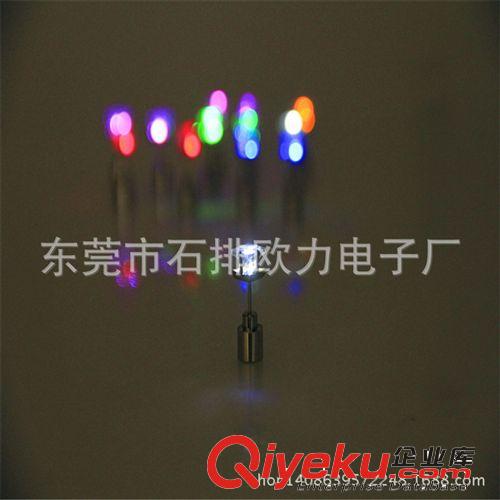 廠家生產銷往義烏 歐美 韓日的LED發光閃光七色耳環
