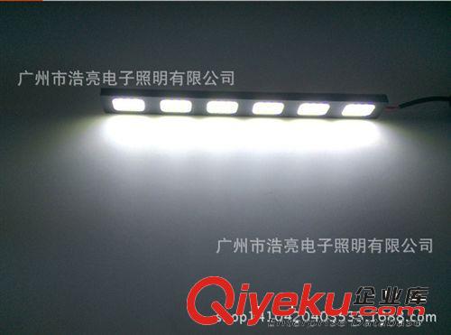 超薄防水汽車改裝日行燈高亮COB5燈功率日間行車燈 通用日行燈原始圖片2