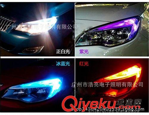 廠家直銷/汽車LED燈/T10超亮? 示寬燈/2835-12SMD/冰藍色原始圖片2