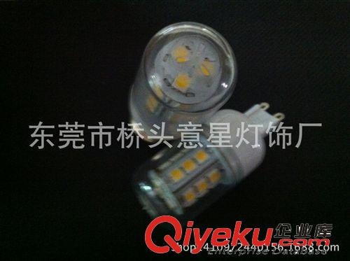 意星銷(xiāo)售  e27-e14-g9-gu10 18smd 5050 led玉米燈/水晶 裝飾照明原始圖片2