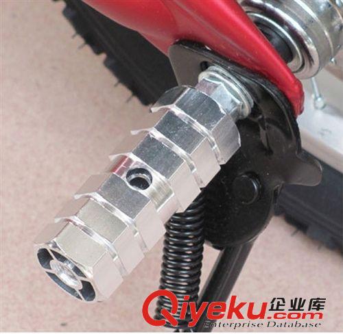鋁合金折疊自行車火箭筒 可帶人腳柱附杠 站人平衡腳踏桿原始圖片2