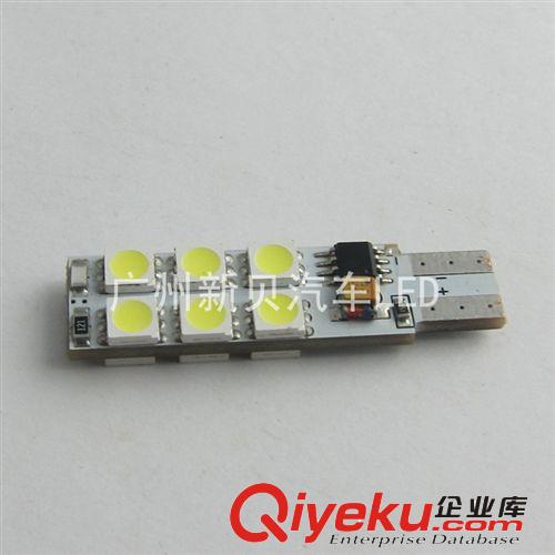 廠家直銷T10長(zhǎng)亮+爆閃-12SMD-5050 LED汽車燈 示寬燈 門邊燈