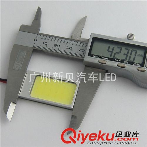 COB大功率超亮LED 閱讀燈 室內(nèi)燈 車廂燈 頂棚燈 后箱燈42X22MM原始圖片2