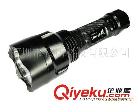 UltraFire強光電筒 C8手電筒 Q3家居照明電筒 LED鋁合金手電筒