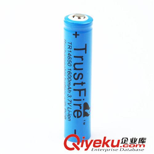 官方TrustFire14650 3.7V 1600mAh循環(huán)可充電鋰電池批發(fā)