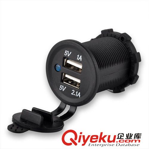 外貿(mào)熱銷 汽車摩托車防水雙UBS手機(jī)充電器5V 3.1A大容量好品質(zhì)