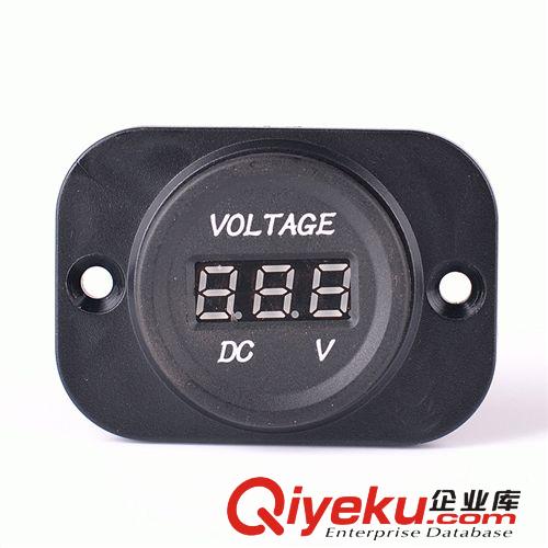 外貿(mào)新品直流電壓表可測(cè)量6-30V電壓 車用電壓表LED數(shù)字顯示B700原始圖片2