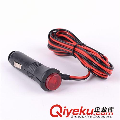 爆款！廠家批發(fā)載點煙器插頭車用點煙器電源線 帶開關12V24通用