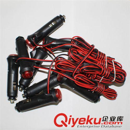 爆款！廠家批發(fā)載點煙器插頭車用點煙器電源線 帶開關12V24通用原始圖片3