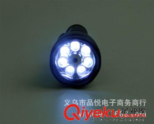 LED手電筒ZY-560（7LED+激光）gwxjg7+1鋁合金多功能手電原始圖片2