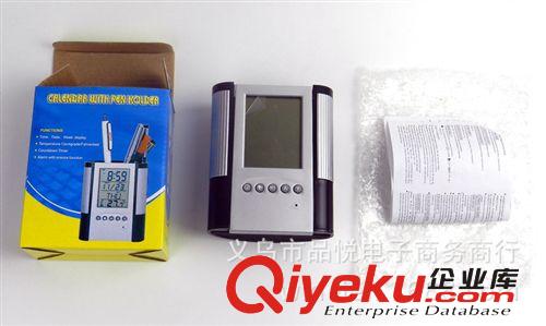 筆筒萬年歷 電子鐘筆筒 創(chuàng)意廣告/促銷/商務(wù)禮品定制可印logo原始圖片3