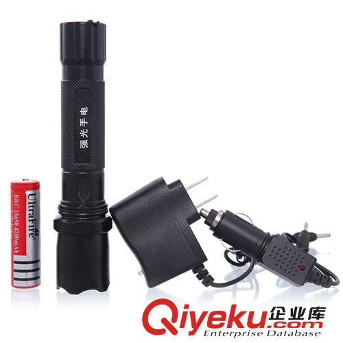 zpCREE Q5旋轉變焦手電 強光手電筒 變焦手電筒 手電筒強光充電