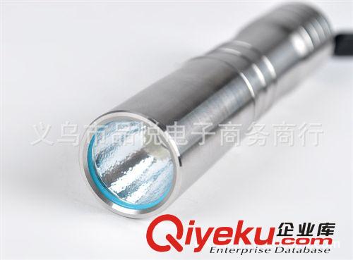 套裝）神火C3 CREE Q5不銹鋼強(qiáng)光手電筒 可充電手電筒 防水手電筒