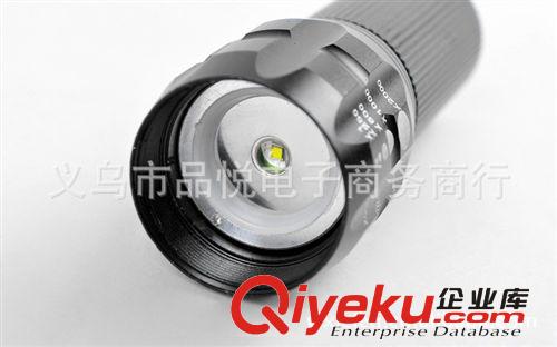 進口zp cree q5 強弱光爆閃多功能強光 小伸縮自行車燈100g