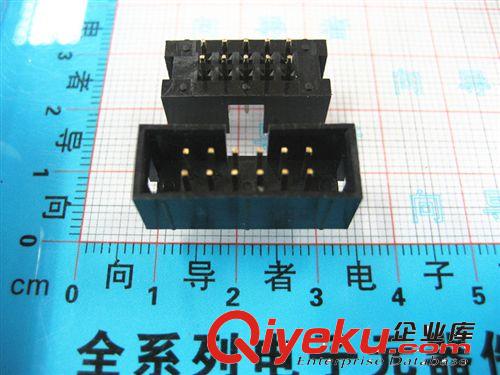 簡易牛角 10P DC3插座 DC3-10P 2*5 2.0MM間距 簡易DC3彎腳牛角