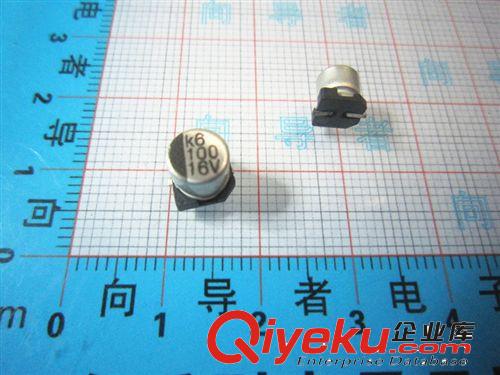 貼片鋁電解電容100UF 16V 貼片電解16V100UF 6*5mm 圓柱電解