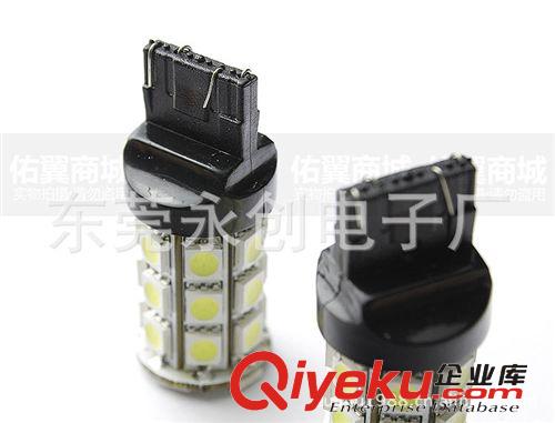 汽車LED燈/雙點高低腳P21/5W 爆閃LED剎車燈泡/轉向燈/倒車燈原始圖片3