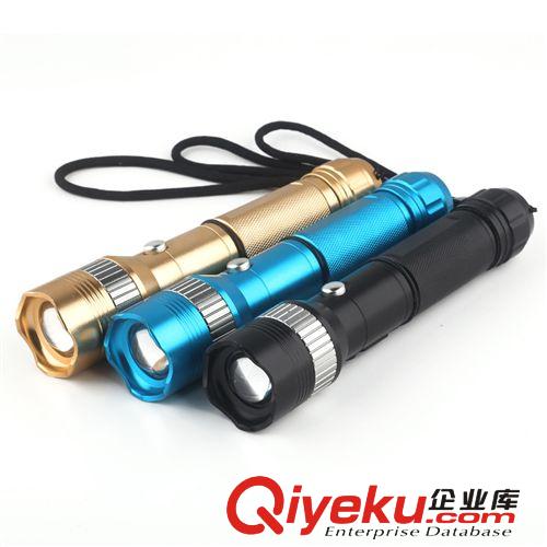 CREE Q5旋轉(zhuǎn)變焦手電 帶usb手機(jī)充電  變焦手電筒 手電筒強(qiáng)光充電