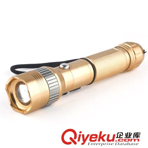 CREE Q5旋轉變焦手電 帶usb手機充電  變焦手電筒 手電筒強光充電