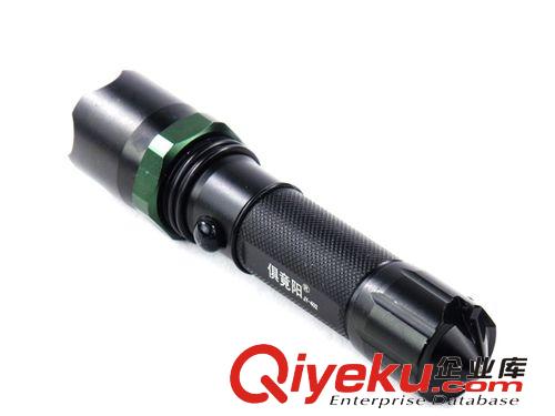 俱竞阳JY-402强光手电筒CREE Q5 LED 旋转调焦带救生锤手电