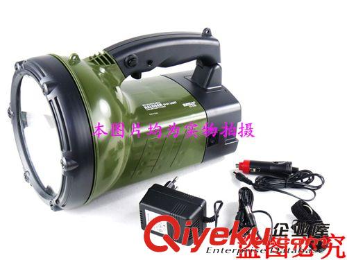 新佳 209D 黃光燈泡 外接12V強光戶外照明電筒 手持55W探照燈